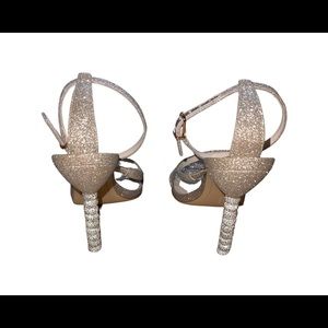 Sophia Webster Champagne Glitter Heels